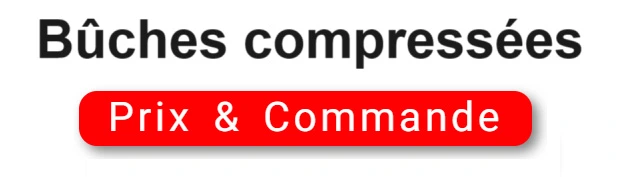 Buches de bois compressées Seraing Andenne Ciney